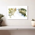 thumbnail image 2 of Elephant Stock Beach Impressions I Wall Art - Horizontal Canvas Wall Art - Living Room Wall Decor - Abstract Canvas - Blue And Green Decor By Emma Caroline - 12" x 8", 2 of 8