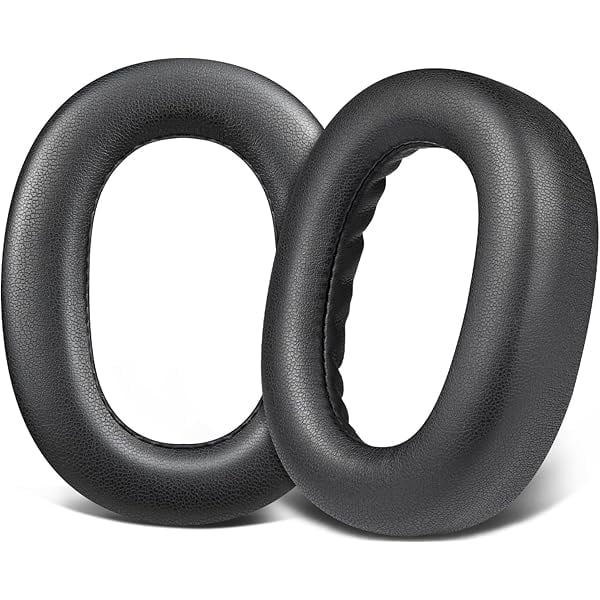 wonima11 SOULWIT Earpads Replacement for Jabra Evolve2 85 UC/Evolve 2 85 MS Wireless Headset (Do Not fit Elite 85H), Ear Pads Cushions with Softer Protein Leather, Noise Isolation Foam - Black