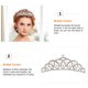 thumbnail image 2 of KAKOWELY Corona de perlas para boda, hermoso tocado de novia, accesorio para el cabello de fiesta de moda, 2 of 5