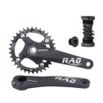 thumbnail image 2 of Bicicleta de Montaña Crankset 104BCD Aleación uminio Y Soporte Eje negro 34T Sunnimix Brazo de manivela de bicicleta plegable, 2 of 8