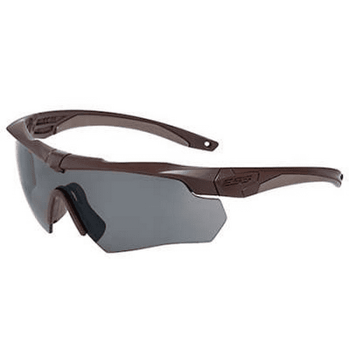 Eye Safety Systems - Crossbow Terrain Tan Clear/Smoke Gray