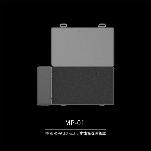 RENACLIPY oil paint palette Portable Wet Palette for Artists Black Paint Storage Model Painting 1Pcs