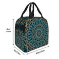 thumbnail image 2 of Disketp Mandala Lunch Bag for Women Men, Leakproof Thermal Cooler Sack Food Handbags Case High Capacity forTravel Work School Picnic, 2 of 5
