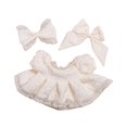 thumbnail image 4 of Vestido de princesa Strade Fareast Limited 3 piezas con horquilla de lazo para muñecas de 15 pulgadas Beige, 4 of 8