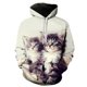 thumbnail image 3 of Nueva sudadera con capucha Kawaii con estampado 3D de gato de gran tamaño para hombres y mujeres, sudadera con capucha de manga larga de gran tamaño, sudaderas, ropa, 3 of 5