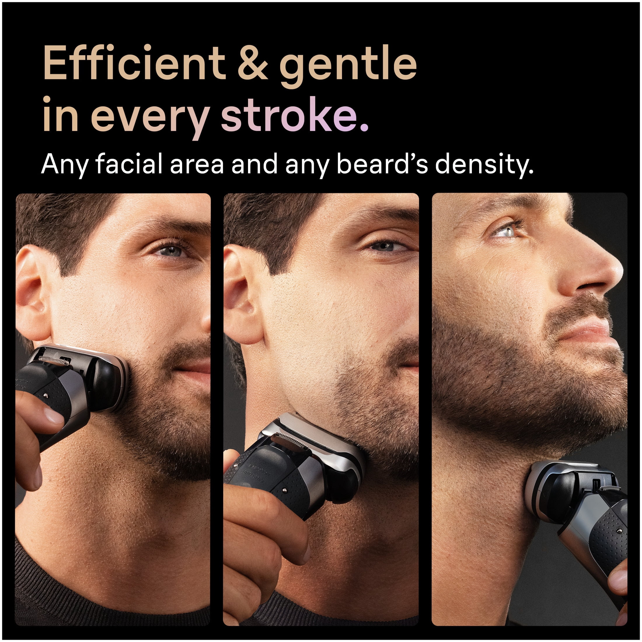 Braun 9617S PRO+ Electric Razor for Men, with Precision Trimmer, Silver