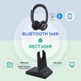 thumbnail image 3 of Auriculares inalámbricos Yealink WH64 DECT Bluetooth de 185 m de alcance, 3 of 9