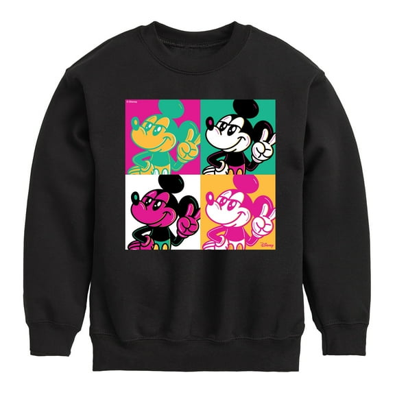 Disney - Warhol Pop Art - Toddler & Youth Crewneck Fleece Sweatshirt