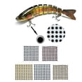 thumbnail image 3 of Ojos de Señuelo de Pesca 9mm Azul 100 Uds YONGSHENG, 3 of 5