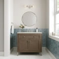 thumbnail image 2 of James Martin Vanities 305-V36-3Ldl Chicago 36" Single Basin Wood Vanity Set - White, 2 of 3