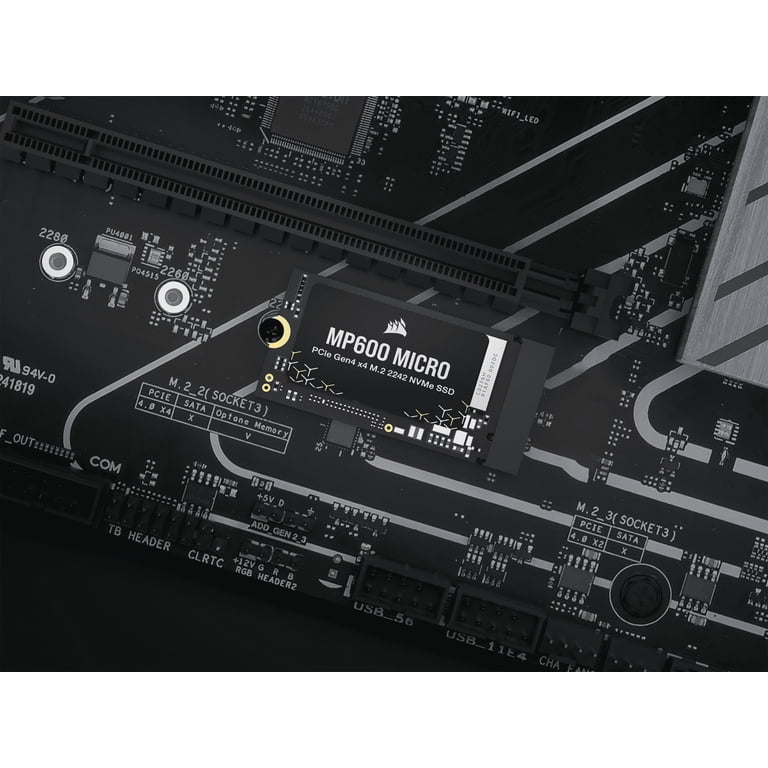 Corsair MP600 MICRO M.2 2242 key M, single sided 2TB PCIe Gen 4.0