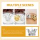 thumbnail image 4 of KAKOWELY 12 cajas de dulces rellenables con forma de corona y cúpula para recuerdos de boda, 4 of 5