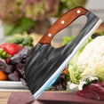 thumbnail image 4 of Hand Forged Kitchen Knife, Premium Hand-Forged Chef's Knife & Cleaver Set, Multifunctional Stainless Steel Labor-Saving fKnifes, Home Kitchens Gadgets, 4 of 7