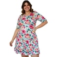 thumbnail image 1 of Vestido casual Roman Fashion Talla extra modelo 4288 agua 42, 1 of 7