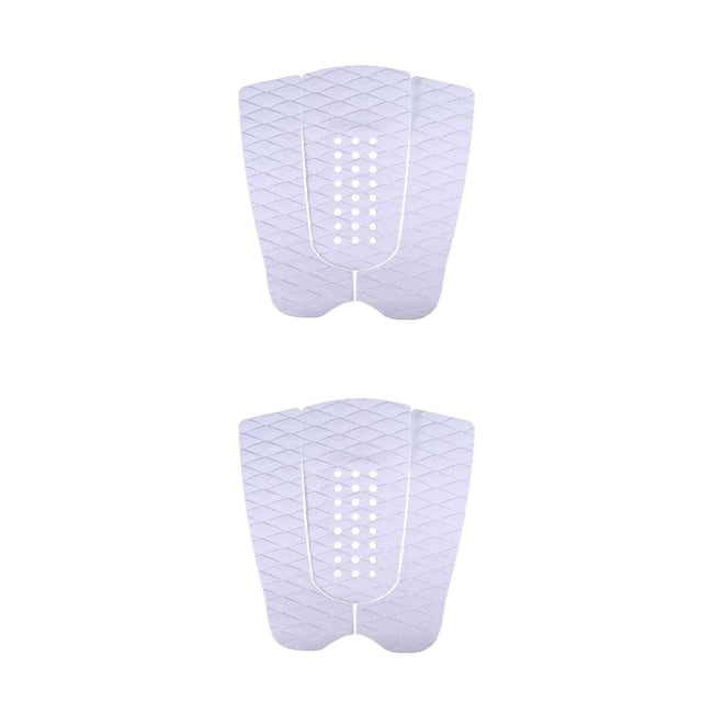 Advancent Pad Tail Pads estables Antideslizante Resistente a la corrosión Adhesivo Grip Deck Professional Sporting Goods Accesorios Blanco 2Conjunto