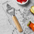 thumbnail image 3 of Multi Functional Stainless Metal Rubber Wood Handle Can Opener, 3 of 6
