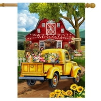 Briarwood Lane Flower Farm Truck House Flag