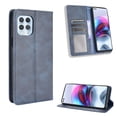 thumbnail image 2 of Compatible with Motorola Moto G100 Case Magnetic Closure Vintage Pattern PU Leather Wallet Cover with Card Slots-Blue, 2 of 5