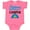 Hot Pink, variant on Inktastic Camping Future Camper Boys or Girls Baby Bodysuit