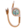 thumbnail image 1 of Pintura al Oleo Arte Bodegon de flores de primavera Cable de carga telescópico múltiples USB tres en uno, 1 of 3