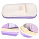 thumbnail image 4 of Estuche para lápices ANGGREK Lona compacto doble capa Violeta y beige, 4 of 8