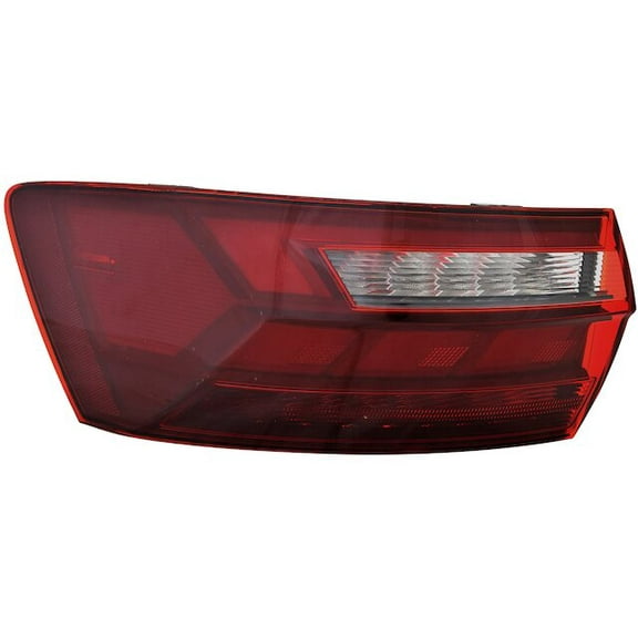 Left Outer Tail Light Assembly - Compatible with 2020 - 2025 Volkswagen Jetta Sedan 2021 2022 2023 2024