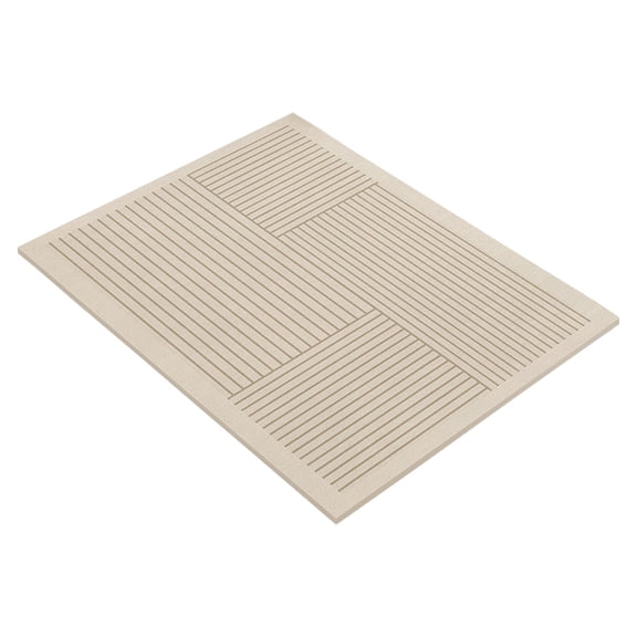 Stone Drying Mat for Kitchen Counter, Diatomaceous Earth Dish Drying Stone, Heat Resistant Non-Slip Pad (15.7 x 11.8 inch)