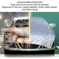 thumbnail image 3 of Car Hail Cover Protector with Storage Bag, 2025 Upgraded Hail Protector Car Cover, All Weather Snowproof Waterproof Windproof Sun Uv Protection (Silver Plus Velvet, Sedan), 3 of 7