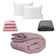 thumbnail image 1 of Edredón Queen Size Homy Lila + Sábanas Royal + Protector Lux + 2 Almohadas Royal, 1 of 8
