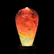 EP Light E26 E27 Edison Light Bulb Colored LED Bulb Decorative Orange Bulb for Bedrooms,Handmade Art fixture Unique Gifts -Nebula