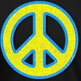 thumbnail image 3 of CafePress - Ukraine Flag Ukrainian Pride Peace Symbol T Shirt - Mens Tri-blend T-Shirt, 3 of 4