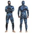 thumbnail image 2 of Men's 3mm Neoprene Two Piece Wetsuits Surf Spearfishing - Blue ,, 2 of 10