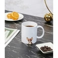 thumbnail image 2 of Pet Portrait White Ceramic Mug - I Love Chihuahua (Tri), 2 of 4