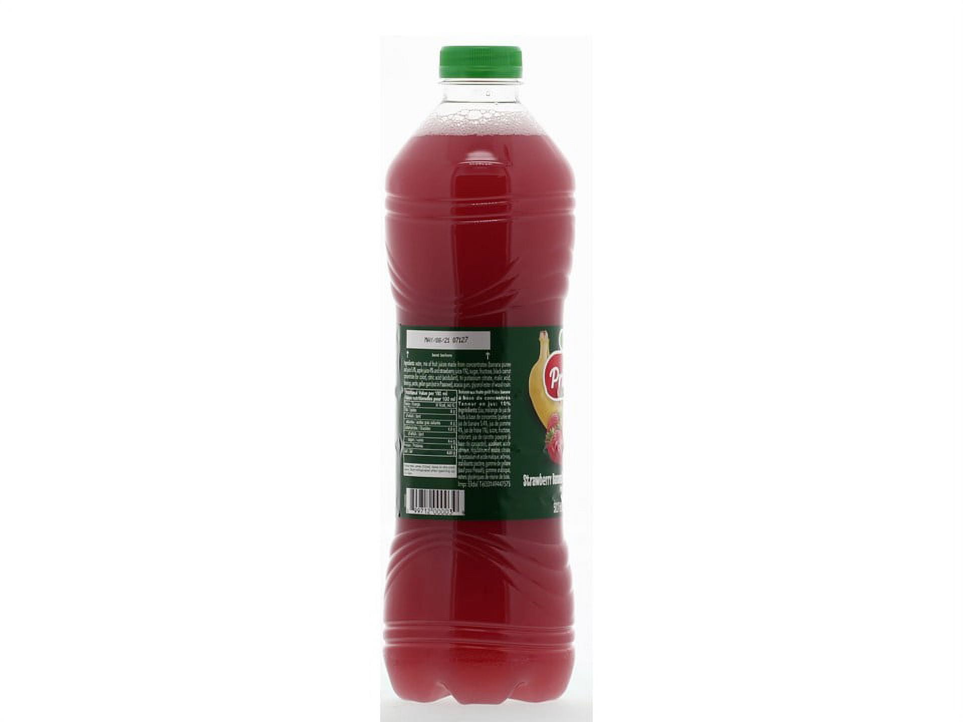 (2 pack) Prigat Strawberry Banana Juice Drink, 50.7floz