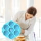 thumbnail image 2 of moldes de silicona para dulces Molde Para Hornear Chocolate Semiesfera De 7 Agujeros Para Hacer Bombas De Chocolate Caliente Azul Azul Magideal moldes de silicona para dulces, 2 of 6