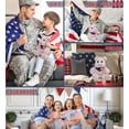 thumbnail image 3 of DolliBu Sitting Pig Plush with USA Flag Bandana - Super Soft United States of America Sitting Pig Patriotic Stuffed Animal - 9 Inches, 3 of 5