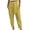 Yellow, variant on WREESH Womens Business Casual Pants Fashion High Waist Waist Zipper Straight Leg Solid Color Versatile Casual Pants Olive Green