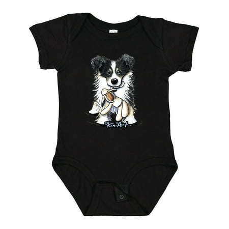 

Inktastic Tri-Color Border Collie Boys or Girls Baby Bodysuit