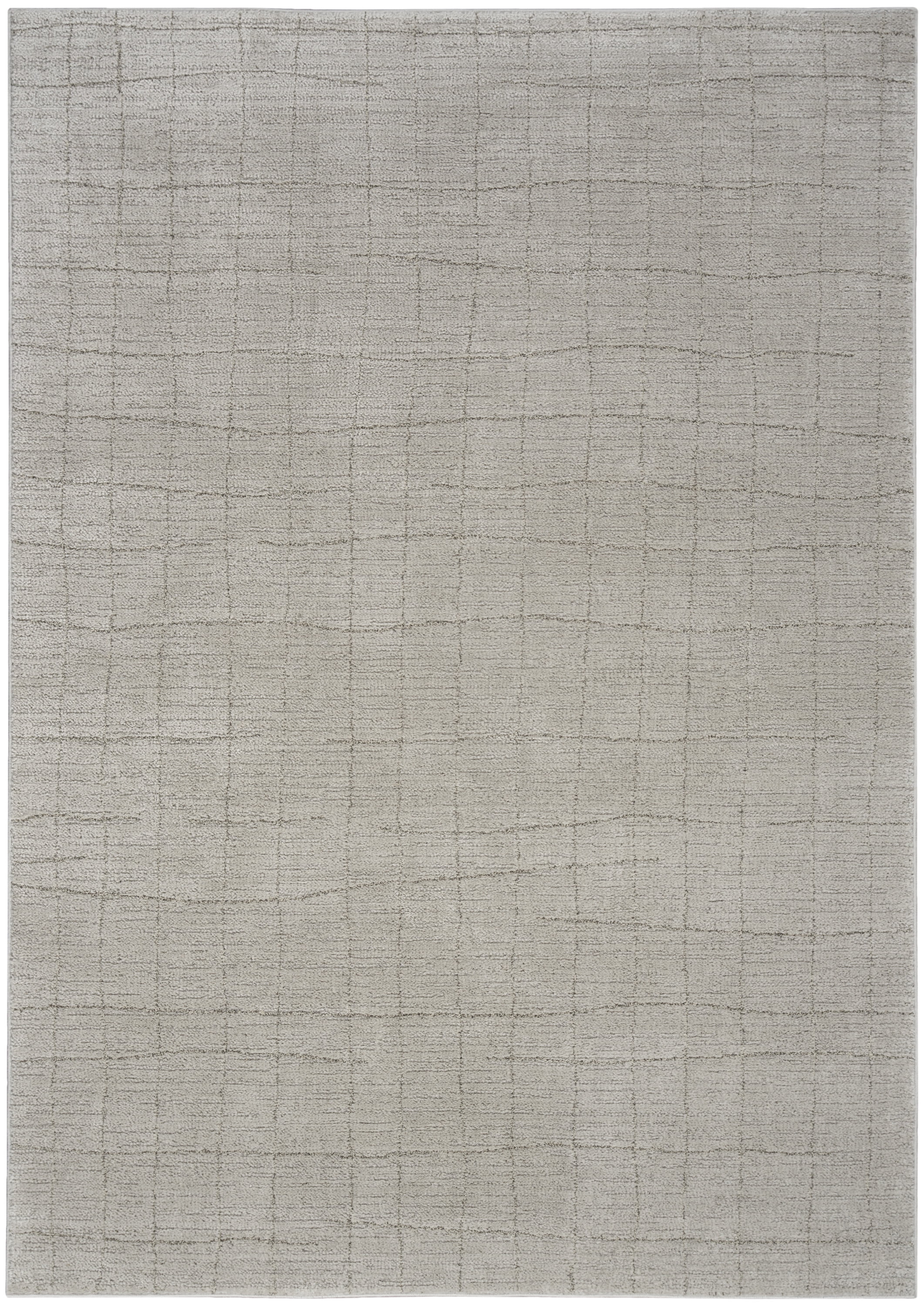 Nourison Andes Abstract Grey 7'10" x 9'10" Area Rug (8x10)