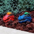 thumbnail image 2 of Dragon Head Planter Pots (6-Inch, Set of 2); Fantasy Dragon Head Shaped Gardening Container or Home, 2 of 9