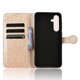 thumbnail image 4 of Funda de piel con estampado de lunares y billetera para Samsung Galaxy A55 5G - Plateada s202412245585, 4 of 5