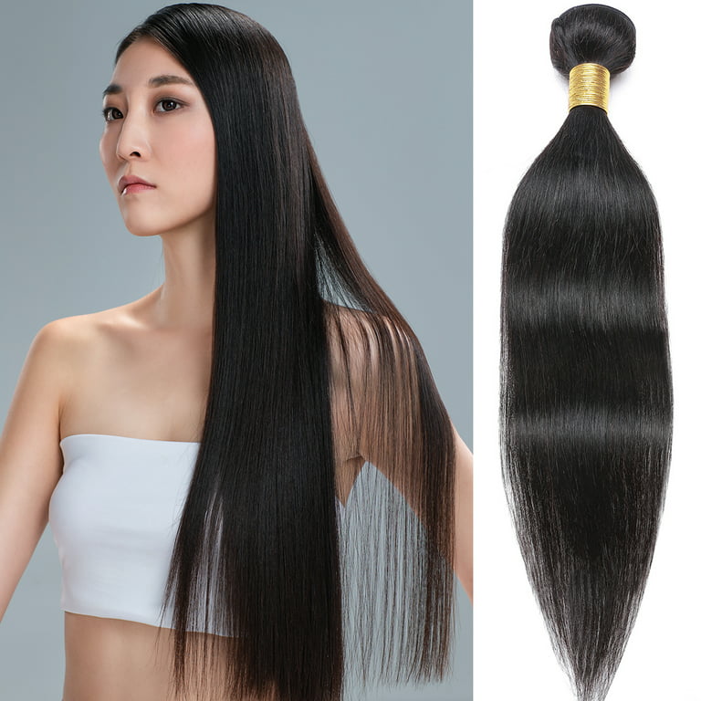 1 Bundle 100% Human Hair Bundles Unprocessed Body Wave Straight Loose Wave  Curly