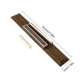 thumbnail image 4 of Classical Guitar Wood Bridge with Imitation Cattle Bone Nut Saddles 6 String Rosewood Guitar Bridge Guitar Parts, 4 of 8