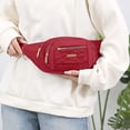 thumbnail image 4 of Bolso bandolera antirrobo para hombre y mujer | Mochila cruzada ligera e impermeable de 20 x 14 x 4 cm | Bolso bandolera de gran capacidad para viajes, ciclismo y actividades al aire libre, 4 of 5