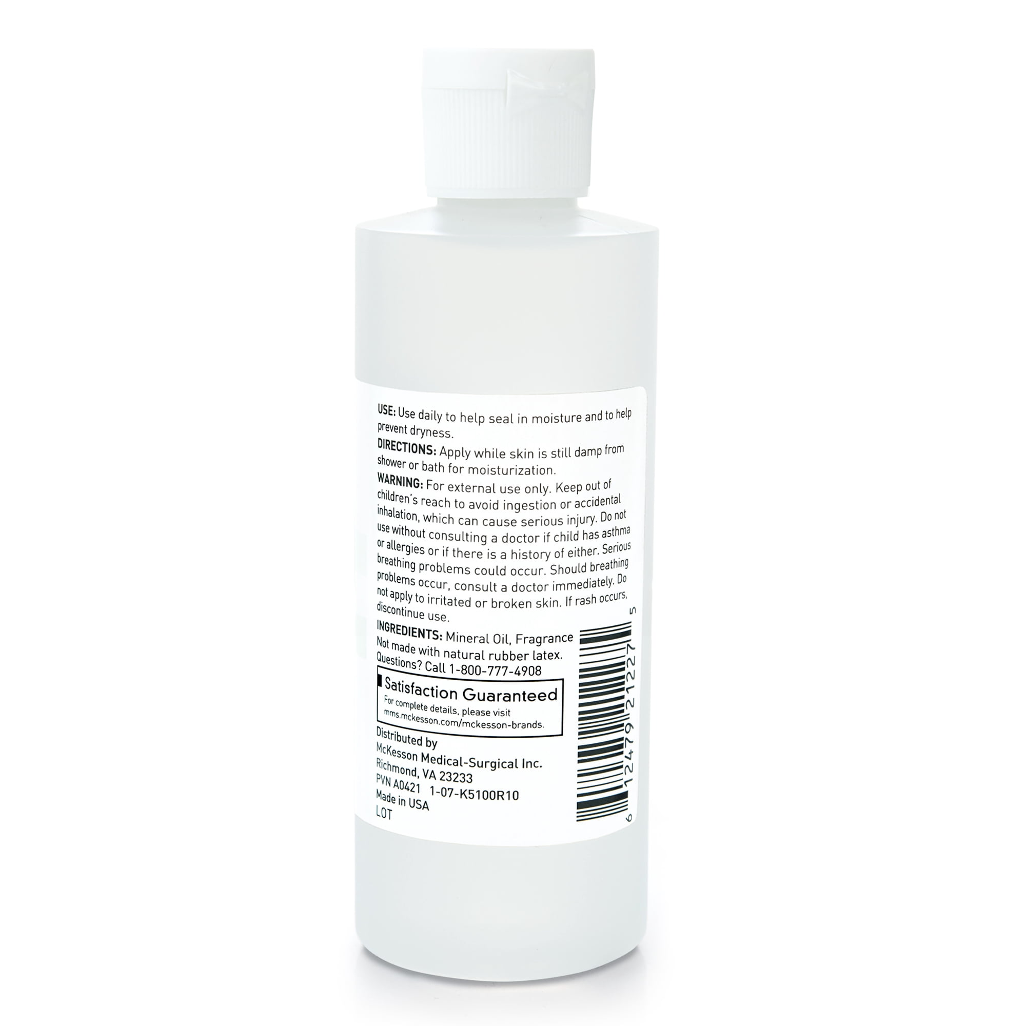 McKesson Baby Oil for Dry Skin, Lightly Scented - Mild and Gentle, 4 fl oz, 96 Ct