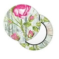 thumbnail image 7 of Uemuo Vintage Wood Background with Floral Pattern Round Bar Stool Seat Covers Washable Stool Cushion Slipcover Elastic Bar Chair Covers-, 7 of 7