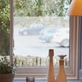 thumbnail image 2 of Static Cling Frosted Glass Window Privacy Film Semi-Transparent Window Covering Sun Blocking for Bathroom Shower Sliding Doors 3m, 2 of 8
