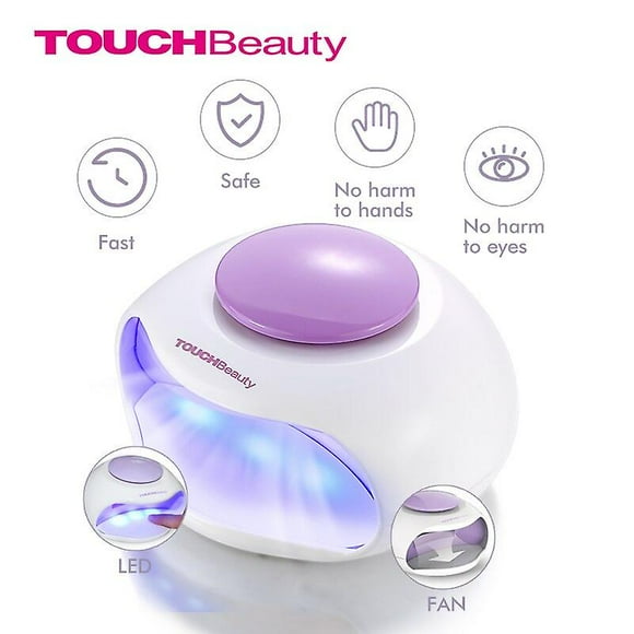 yeacher Portable Nail Dryer With Air And Led Light Good For Regular Nail Polishes As-0889