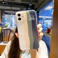 thumbnail image 3 of Huawei Honor X9A X8A X7A X9 X8 X7 X6 X5 70 50 Lite Nova 8i 10 Pro 9 SE 8 Y90 Y70 Plus Y9A Y7A Y9S Y8S Colorido Arco Iris Raya A Prueba De Golpes Funda Transparente Suave TPU Parachoques Cubierta, 3 of 3