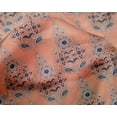 thumbnail image 4 of oneOone Silk Tabby Fabric Floral & Paisley Block Print Fabric BTY 42 Inch Wide, 4 of 4